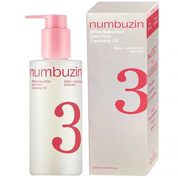 Numbuzin - No.3 Bifida Bakuchiol Zero Pore Cleansing Oil 200ml