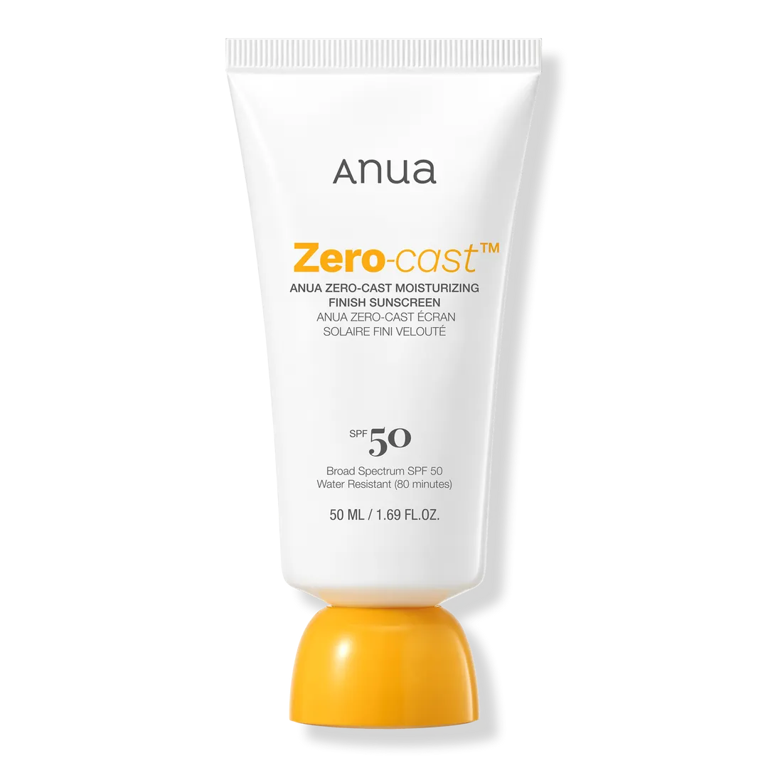Anua - Zero-Cast Moisturizing Finish Sunscreen 50ml