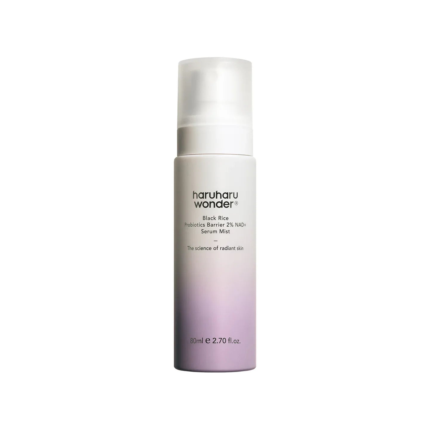 Haruharu Wonder - Black Rice Probiotics Barrier 2% NAD+ Serum Mist 80 ml