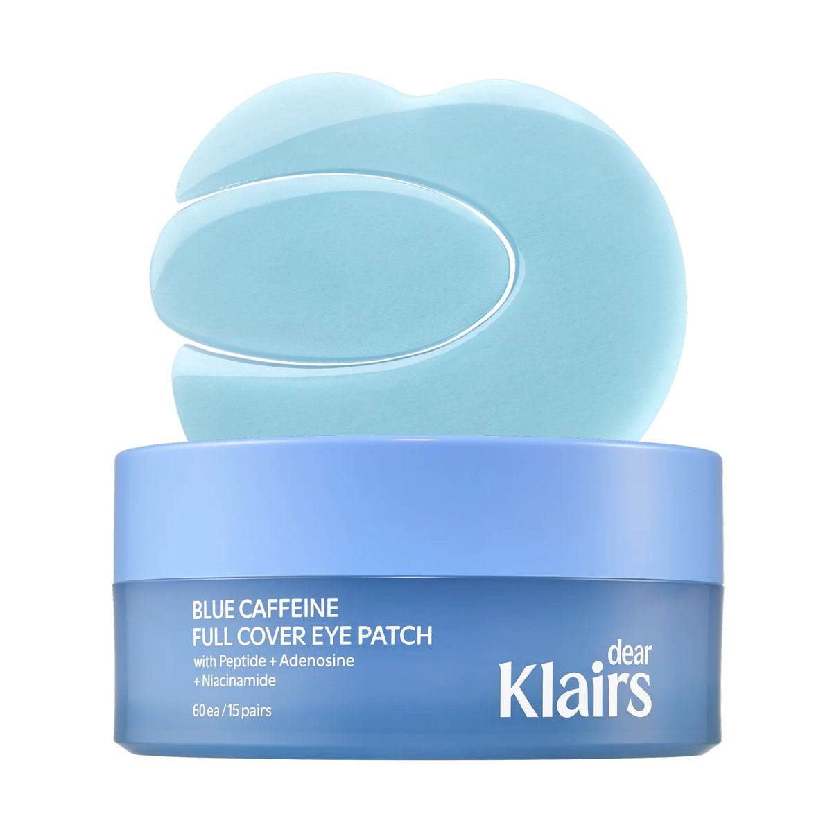 Dear, Klairs - Blue Caffeine Full Cover Eye Patch - 80g/60piezas