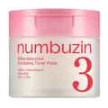 Numbuzin - No.3 Bifida Bakuchiol Exfoliating Toner Pads 70 pads