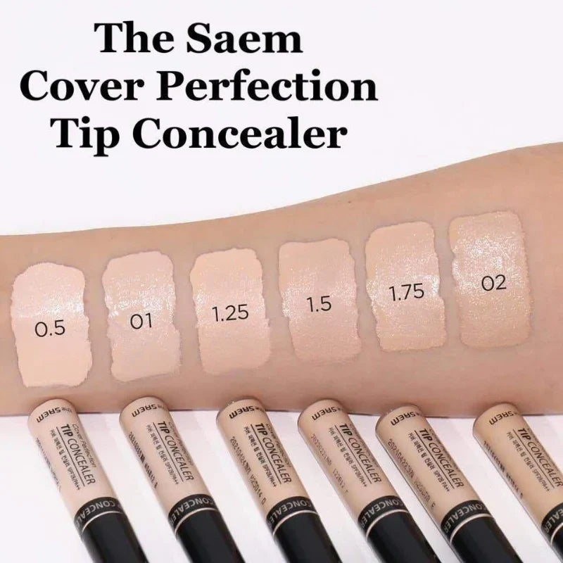 The Saem - Cover Perfection Tip Concealer - 14 Colors [#1.25 Light Beige]